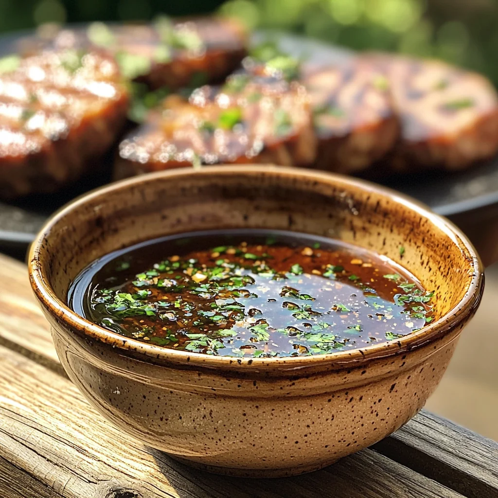 marinade miel ail