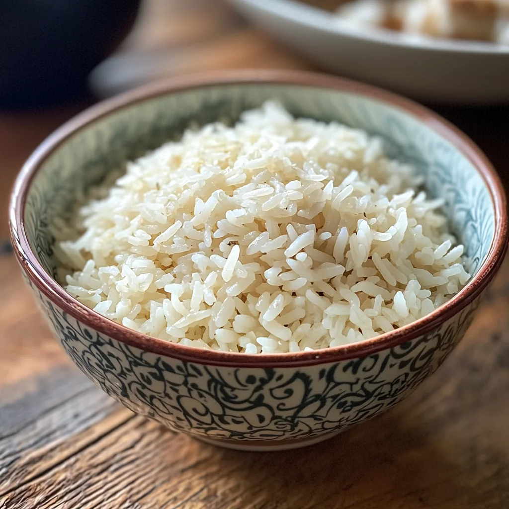 un bol de riz jasmin cuit
