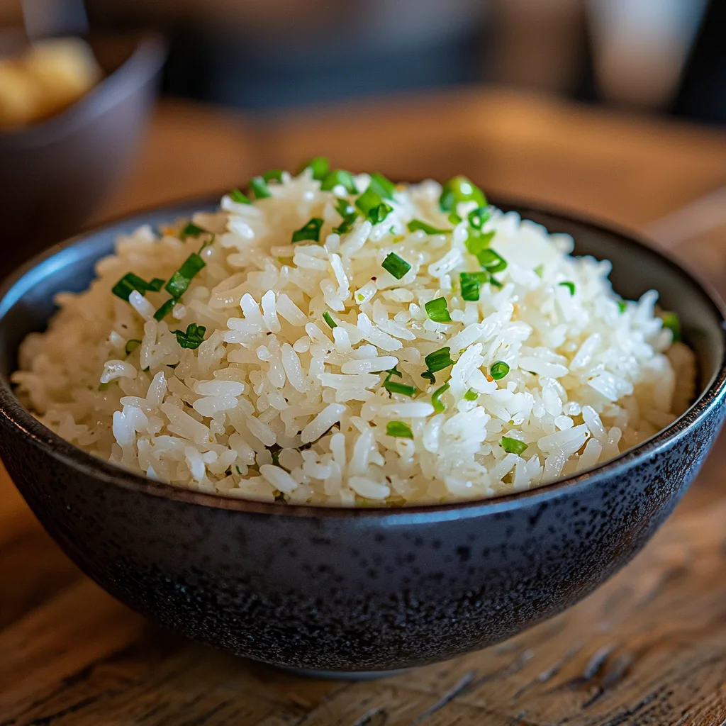 un bol de riz au jasmin parfaitement cuit