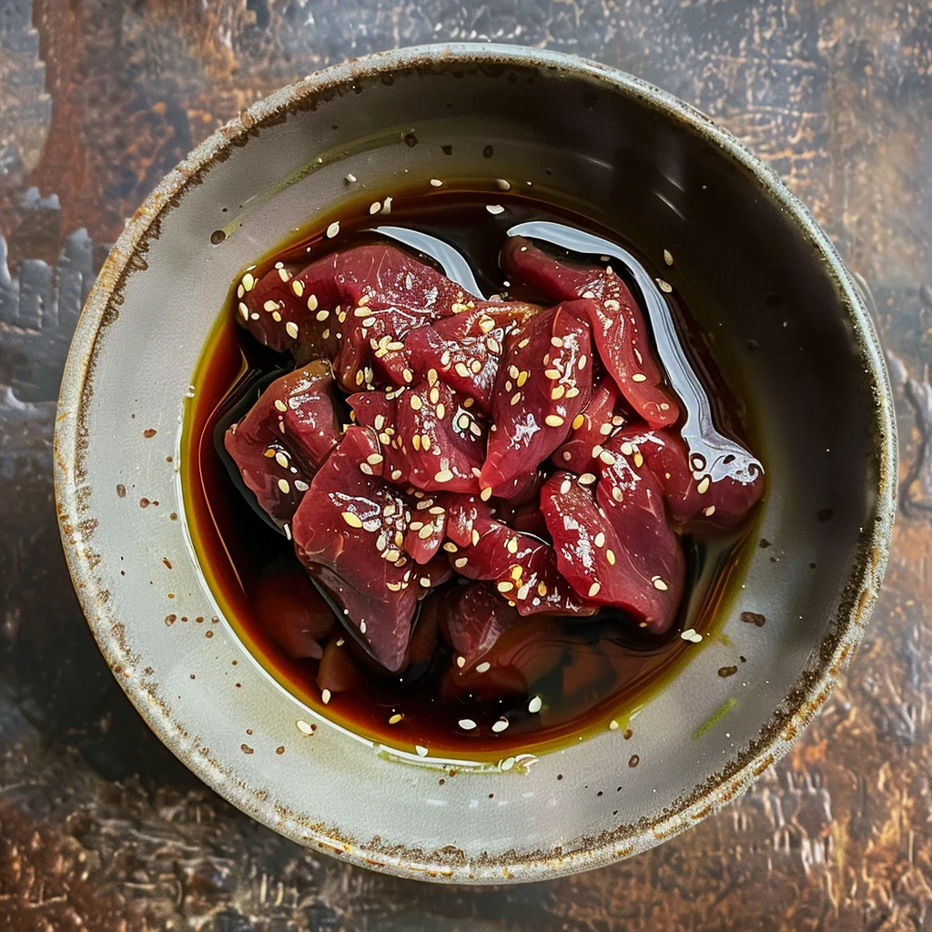marinade boeuf aux oignons